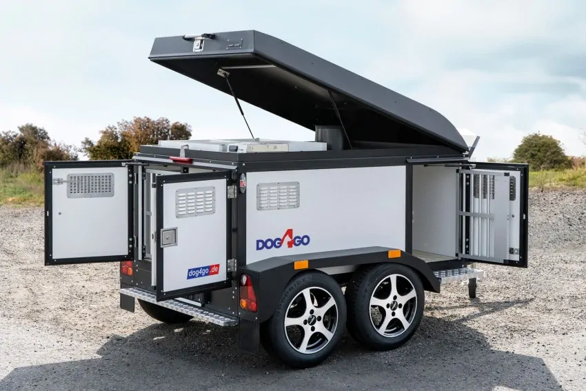 Přívěs Dog4Go  Sport Tandem pro tři psy