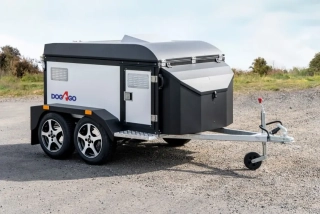 Přívěs Dog4Go  Sport Tandem pro tři psy